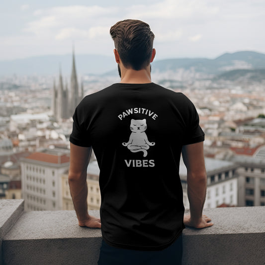 Pawsitive Vibes Mens Classic T-shirt