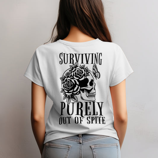 Surviving Purely Out of Spite Drop Tee