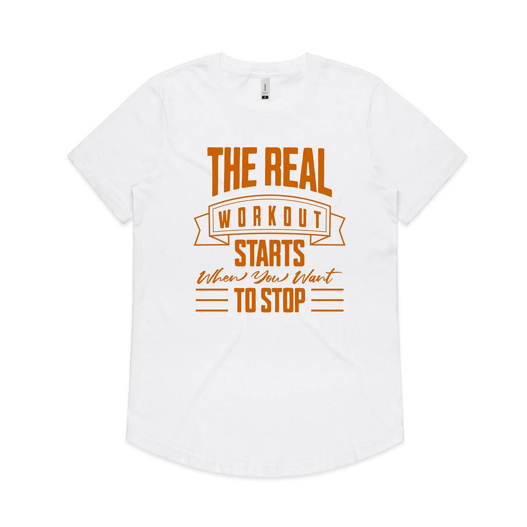 The real workout Drop Tee